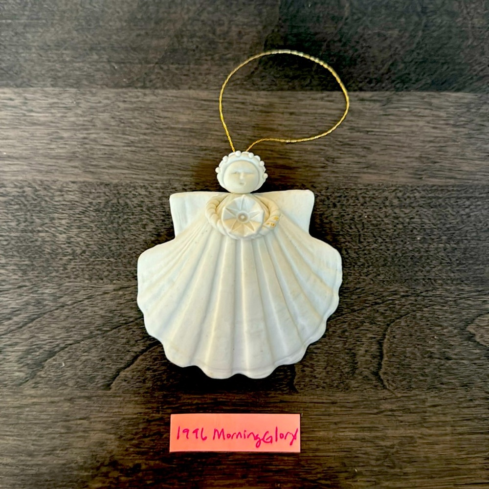 Margaret Furlong 1996 Porcelain “Morning Glory” Angel Christmas Ornament